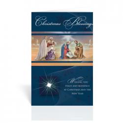  CHRISTMAS BLESSINGS NATIVITY WITH MAGI CARDS (10 PC) 